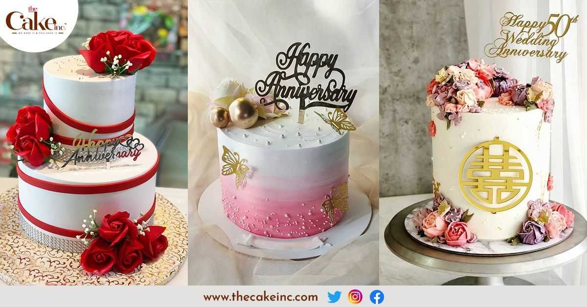 Golden Anniversary Cake- Order Online Golden Anniversary Cake @ Flavoursguru-thanhphatduhoc.com.vn